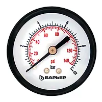 Манометр аксиальный Барьер 1/4" 0-10 бар