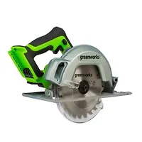 Пила циркулярная аккумуляторная Greenworks GD24CS 24V, без АКБ и ЗУ (1500907)