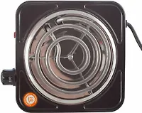Плитка электрическая Centek CT-1508 Black 1 конфорка ТЭН 140мм, 1000Вт, индикатор работы
