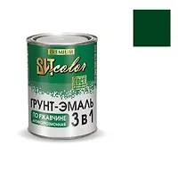 Грунт-эмаль по ржавчине 3 в 1 ВИТ color (темно-зеленая 0,8 кг "ЦАРИЦЫНСКИЕ КРАСКИ")