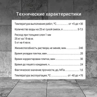 Смесь сухая клеевая "Юнис - гранит" (25 кг)