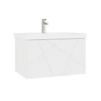 Тумба Vigo Geometry 700-0-1 подвесная, белый (под умывальник Como-70)