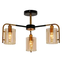 ESCADA Потолочный светильник Escada 671/3P E14*40W Black/Gold
