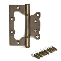 Петля накладная АПЕКС 100*75*2,5-B2-Steel-АВ