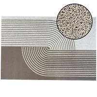 Коврик придверный ПВХ HOME MAT 50*80 см Лапша Гармония 1/10