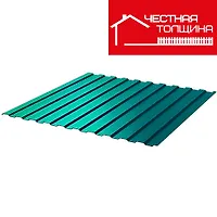 Профнастил окрашенный С-8 Бирюза 5021 (1,5 х 1.2 х 0.45)