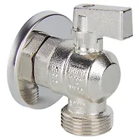 Кран шаровой Tebo поливочный с латунным штуцером НАР 3/4"