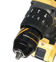 Дрель-шуруповерт аккумуляторная Hanskonner HCD1865BLI ударн 18В,2 акк.,2,4Ач,65Нм,патрон 13мм,кейс