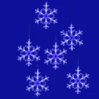 Занавес фигурный светодиодный ULD-E1503-072/DTA BLUE IP20 SNOWFLAKES-3 UL-00007336