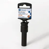Головка торцевая глубокая ударная КОБАЛЬТ 1/2", 10 мм, Cr-Mo (1 шт.) подвес (642-241)