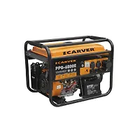 Генератор бенз. CARVER PPG- 6500Е (LT-188F, 5,0/5,5кВт, 220В, бак 25л, эл.стартер, обмотка медь)