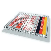 Сотовый поликарбонат 2,1м x 6м x 10мм б/цв Woggel