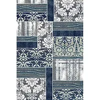 Ковер "SILVER" 2,0*4,0 прям - d220 GRAY-BLUE
