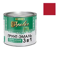 Грунт-эмаль по ржавчине 3 в 1 ВИТ color (красная 2,6 кг "ЦАРИЦЫНСКИЕ КРАСКИ")