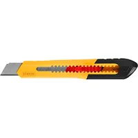 Нож строительный QUICK-18 из АБС пластика, сегментное лезвие 18 мм, Stayer