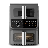 Аэрогриль Centek CT-3107 <3,5л+6,5л> 2чаши 2800Вт, сенсорное управление, 10 программ, автовыкл.