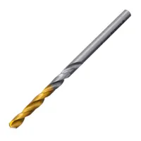 Сверло спиральное по металлу 4 x 75мм, Р6М5, Golden Tip // Denzel арт.718229