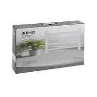 Полотенцесушитель электрический ЧЁРНЫЙ ЛЕСЕНКА 300 х 500 х 90 мм на 4 перекл BRIMIX 08120В