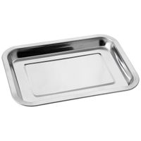Поднос, Domestico, из нержавеющей стали, размер: 26*19*1,5 см арт.108942