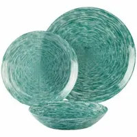 Набор столовый BRUSHMANIA METALLIC GREEN 12пр арт.V6061