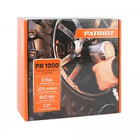 Пневмогайковерт ударный PATRIOT PN 1000, 900 Нм, 204 л/мин, 8000 об/мин