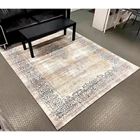 Ковер БЕЛЛА 160*300 прям - 1937С CREAM / BLUE