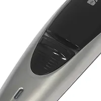Машинка для стрижки Centek CT-2124 (черный/золото) DC-мотор, керам ножи, работа от сети, 4 насадки