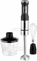 Блендер Centek CT-1333 (черн/сталь) 1500Вт, подсветка, мягкое покрытие Soft touch, турбо режим, плав