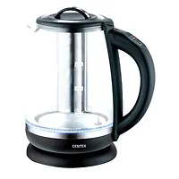 Чайник Centek CT-0017 <Brooklyn> стекло, 2.0л, 2200Вт, функция заваривания чая, внутр. LED подсветка