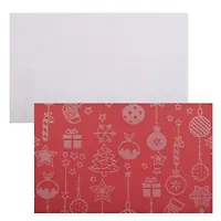 Салфетка "Новогодние игрушки". Размер 30х45см. VL2-117