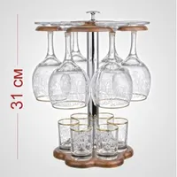 Мини-Бар 12пр арт.1501-ГЗ (Акация) Гравировка,отводка золотом