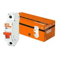 Авт. выкл. ВА47-29 1P 25А 4,5kA х-ка С TDM (SQ0206-0076)