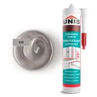 Герметик силиконовый UNIS N-80 универсальный асфальт С13 300мл