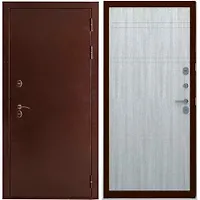 Дверь металлическая К ТЕРМО АНТИК МЕДЬ /АСТАНА ЭШВАЙТ 960 RХ