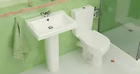 Унитаз-компакт Орион белый с/арм и сид.