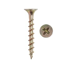 Саморезы 3,5 х 32 G потай, крупная резьба, желтый цинк (15 кг) г.Москва