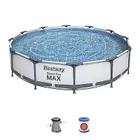 Бассейн каркасный Steel Pro Max 366х76 см, 6473 л, фильтр-насос, 56416 Bestway арт.030557