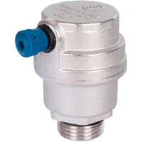 SVS-1012-000015 STOUT Воздухоотводчик автоматический боковой выпуск, нар.р. 1/2 никель.