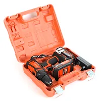 Дрель-шуруповерт аккумуляторная PATRIOT BR 201UES, 20В, 2,0Ah, 25Hm/30Hm, 2 скор. две батареи Li-Ion