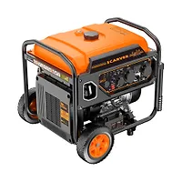 Генератор Carver PPG-15000IVR инверторный (10/11 кВт, 220/400 В, USB, ATS-порт, дисплей, колеса, электростартер)