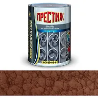 Эмаль с молотковым эффектом шоколадная "Престиж" 0,8 кг.