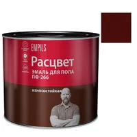 Эмаль "Расцвет" красно-корич. для пола 1,9 кг. (4974)