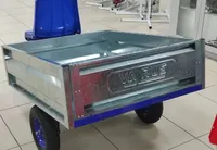 Тележка прицепная VALRUS к мотоблоку ТПЦ 250/1, оцинкованная (гофорокороб)