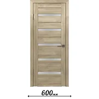 Дверь GLLight 7 600*2000 дуб мокко бел.сат