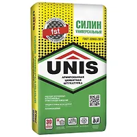 Смесь сухая штукатурная UNIS Силин Универсальный Армированный (5 кг)