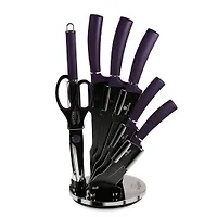 Purple Edition Metallic Line Набор ножей на подставке 8 пр. арт.BH-2560