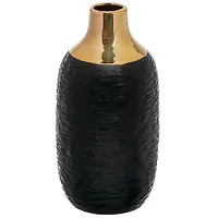 Ваза керамика, настольная, 32 см, Канны, Y4-7258, черная (444740)