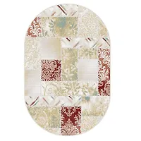 Ковер "ANGEL" 2,0*3,0 овал - Q009A CREAM/CREAM