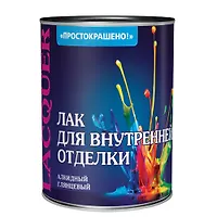 Лак Простокрашено для внутренней отделки алкидный 2,4 кг