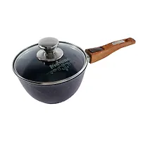 Ковш 1.2л со съемной ручкой и стеклянной крышкой АП "Premium" (violet) арт. 081904